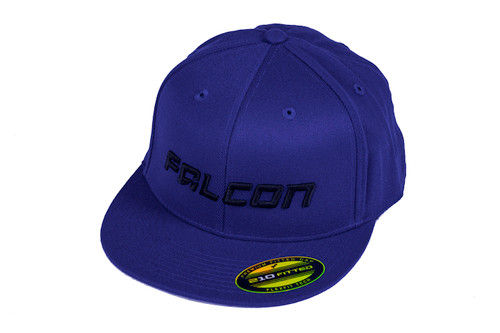 Falcon Shocks FlexFit Flat Visor Hat Royal Blue/Black Large/XLarge Teraflex