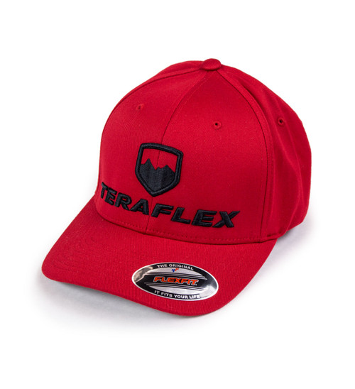 Premium FlexFit Hat Red Large / XL TeraFlex