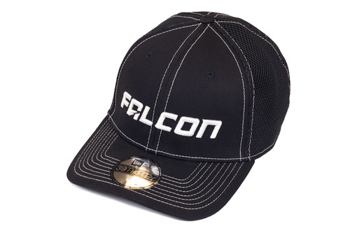 Falcon New Era Contrast Stitch Curved Visor Hat Black/White Small/Medium Teraflex