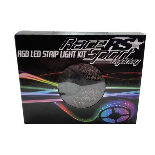 16 Foot 5M 20-Color 3528 LED Strip w/ Remote RGB Multi Color IP66 Race Sport Lighting