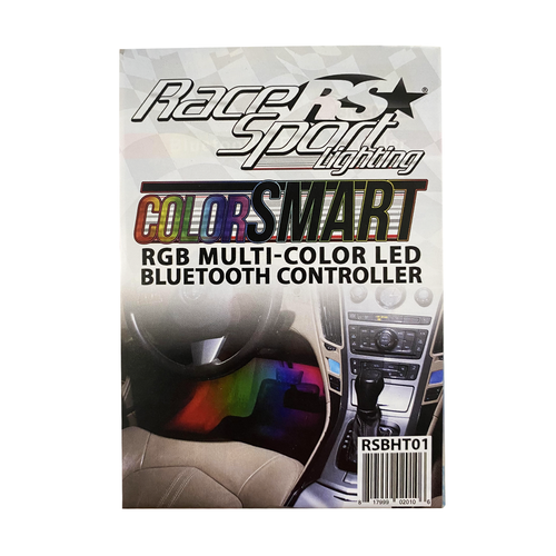 Bluetooth RGB Multi-Color Controller w/ 3-CMOS Output 12-24Vs 6-Amps per Channel Race Sport Lighting