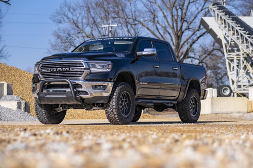 Dodge 09-18 RAM 1500 Bull Bar w/LED Light Bar Black Rough Country