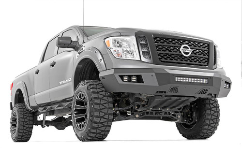 Nissan Heavy-Duty Front LED Bumper 16-20 Titan XD Rough Country