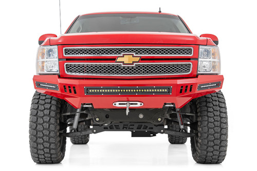 Chevy Front DIY Pre-Runner Bumper Kit w/LED Lights 07-13 Silverado 1500 Rough Country