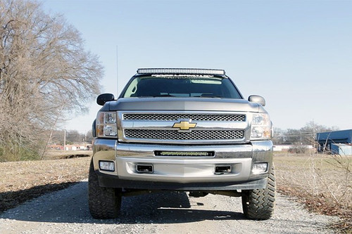 Chevrolet 20 Inch Single Row LED Bumper Mount 07-13 Silverado 1500 Rough Country