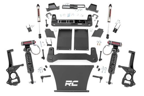 6 Inch Suspension Lift Kit Vertex Coilovers & V2 Shocks 19-20 Silverado/Sierra 1500 4WD/2WD Rough Country 6 Inch Suspension Lift Kit Vertex Coilovers & V2 Shocks 19-20 Silverado/Sierra 1500 4WD/2WD Rough Country