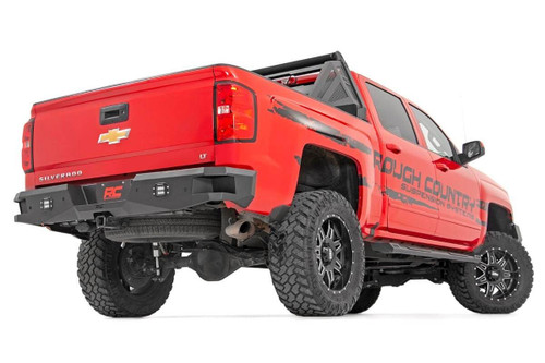 Chevy Heavy-Duty Rear LED Bumper 07-18 Silverado 1500 Rough Country