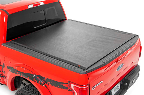 Ford F-150 Soft Roll-Up Bed Cover 5 Foot 5 Inch Bed For 15-Pres Ford F-150 Rough Country