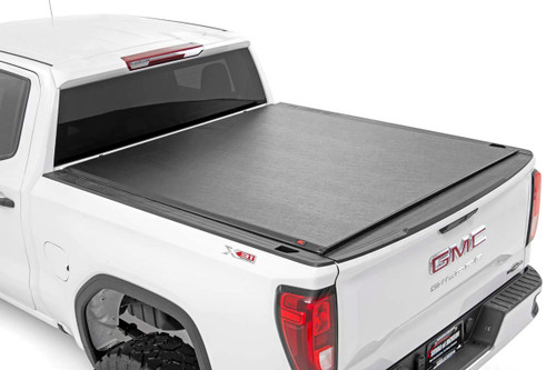Silverado/Sierra Soft Roll-Up Bed Cover 5 Foot 8 Inch Bed For 19-Pres Silverado/Sierra 1500 Rough Country