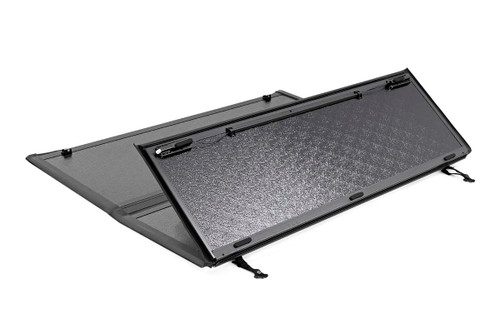 Dodge Low Profile Hard Flush Tri Fold Bd Cover 6.5 Ft No Rambox 19-21 Ram 1500 Rough Country