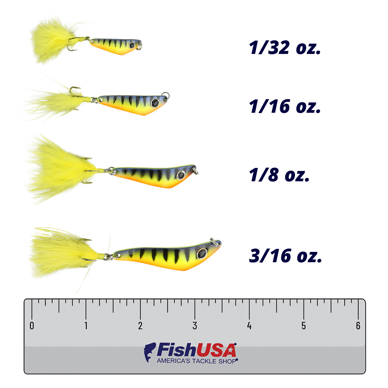 VMC Hatchet Spoon | Glow Spoon for Walleye, Perch & Trout | FishUSA