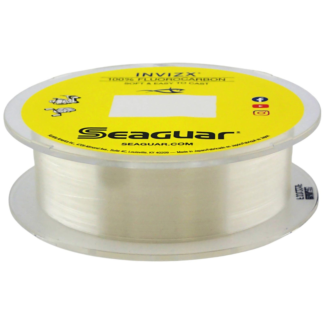 Seaguar InvizX Fluorocarbon Line FishUSA