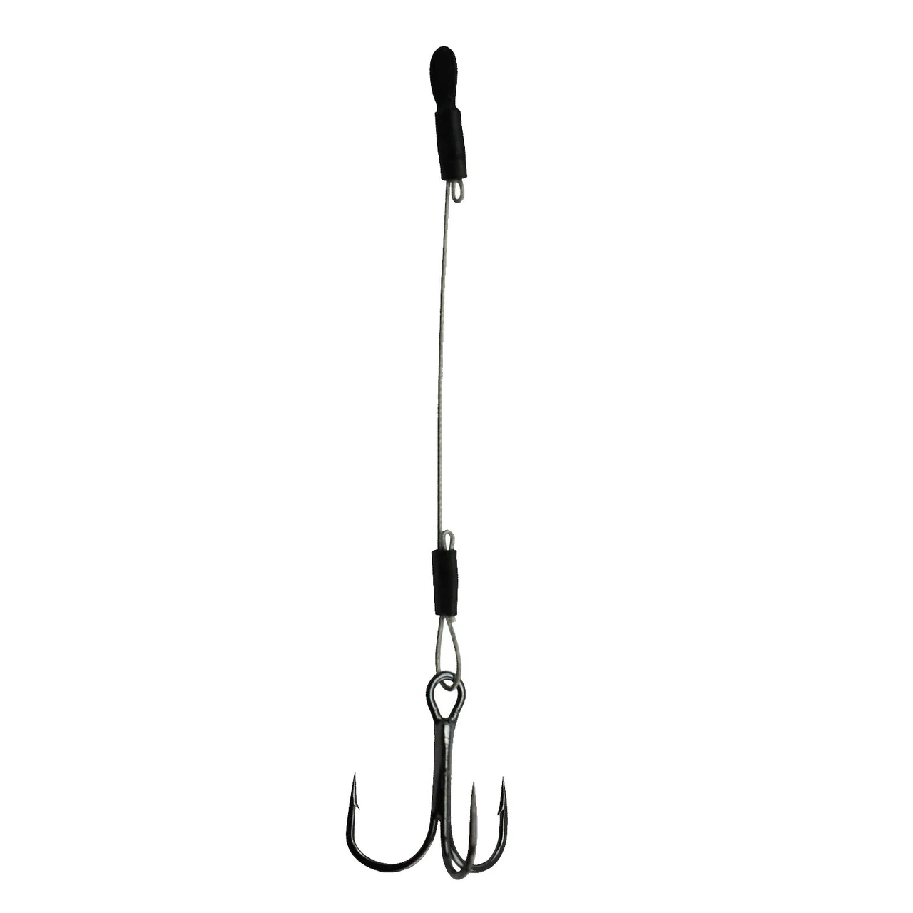 Gamakatsu Treble Stinger Rig, Wire Leader (3 Pack) - Size 8