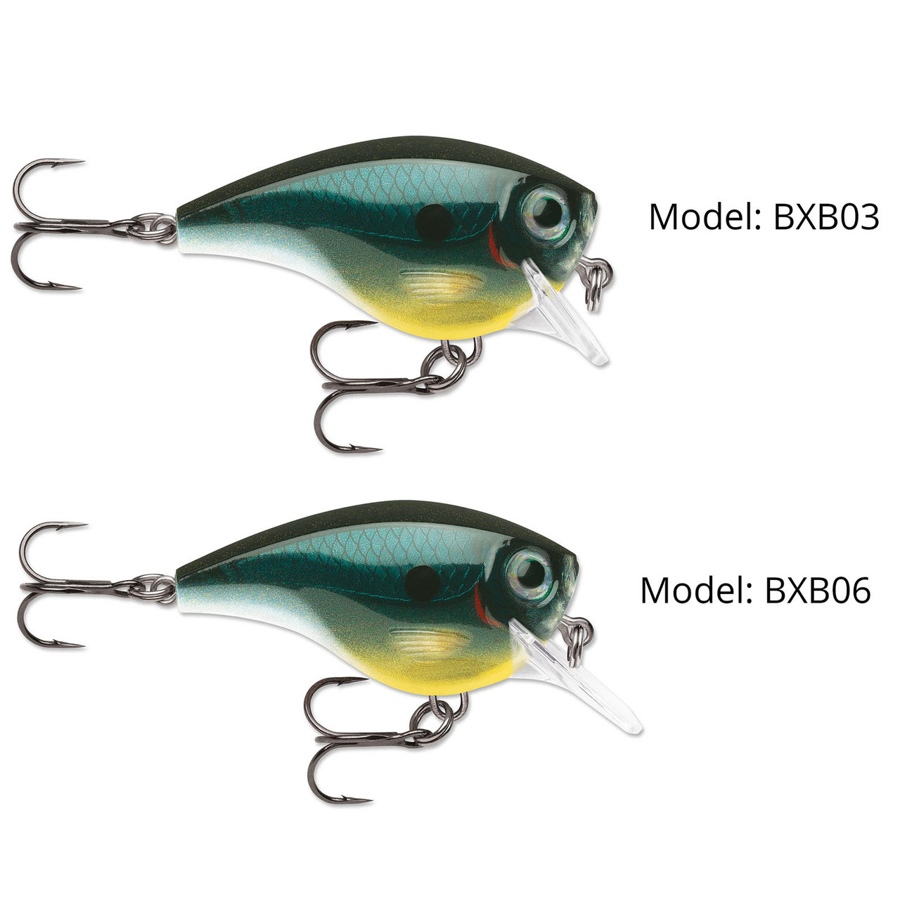 Rapala Balsa Xtreme Brat 03 Fishing Lure - Hot Dang Color For Freshwater Fishing