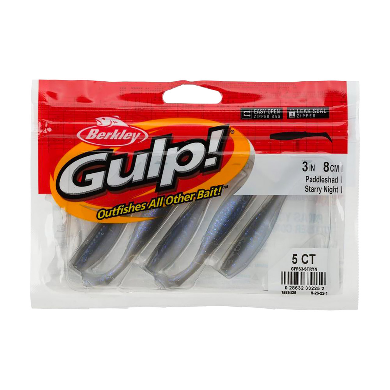 Gulp! Saltwater Paddleshad 5 in Glow