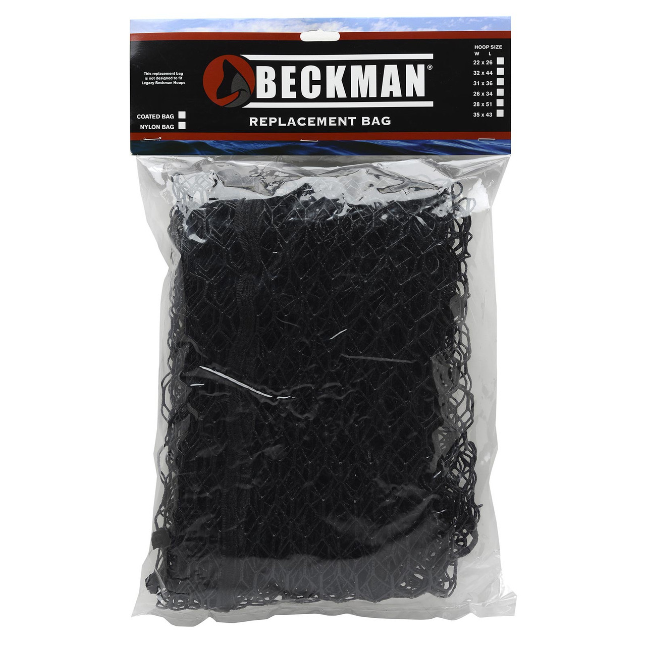 Beckman PVC Coated Replacement Fishing Net | 18 x 22 in.