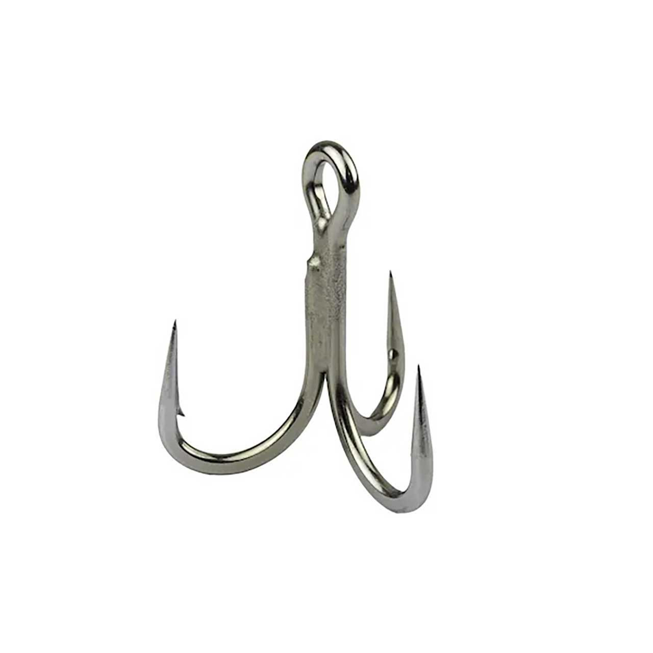 Mustad JAW-LOK In-Line Treble Hook, 4X Strong