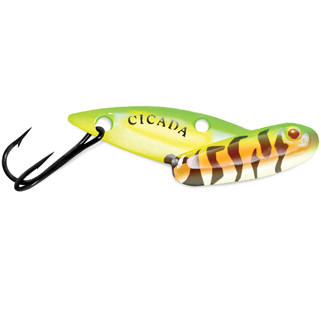 Acme Reef Runner Tungsten Cicada, 3/32 oz, Glow Firetiger