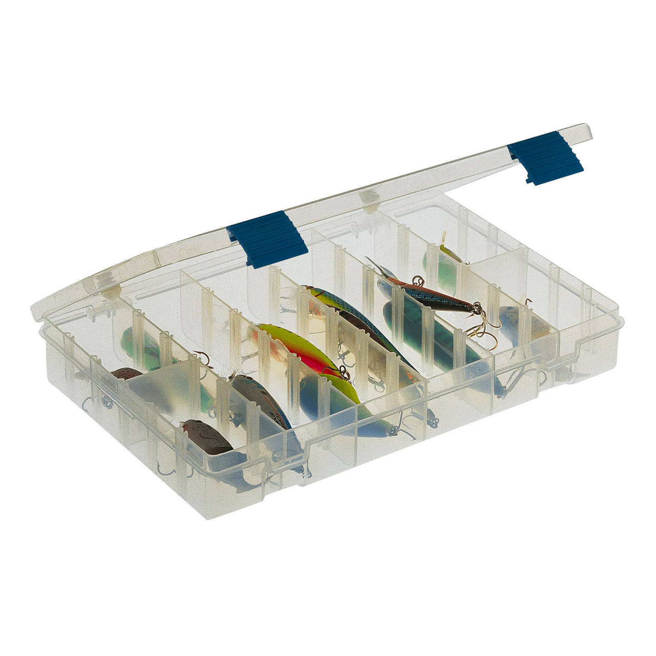 Plano 3450-46 Compartment Box With 6 Compartments, Plastic, 1 3/8