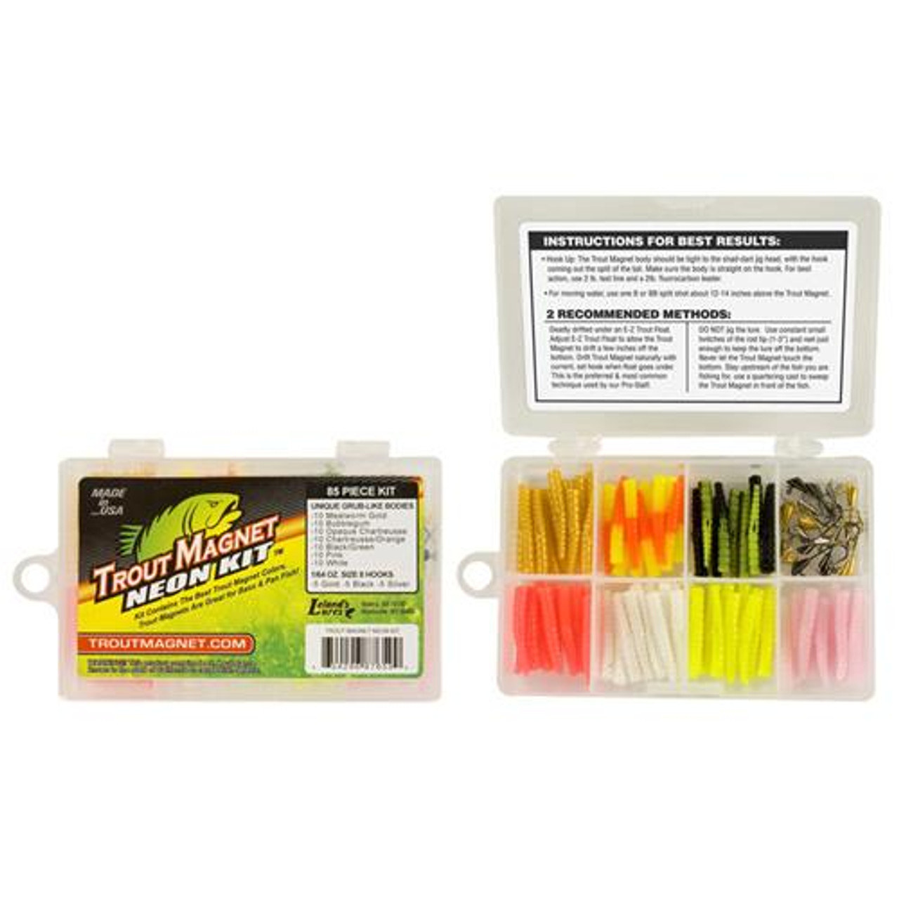 Lelands Lures Trout Magnet Softbait Bugs Small Hellgrammite Multi-Colored