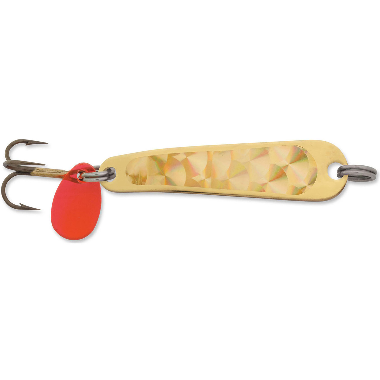 Luhr Jensen Hus-lure, 1/8oz Orange / Nickel fishing spoon #12673