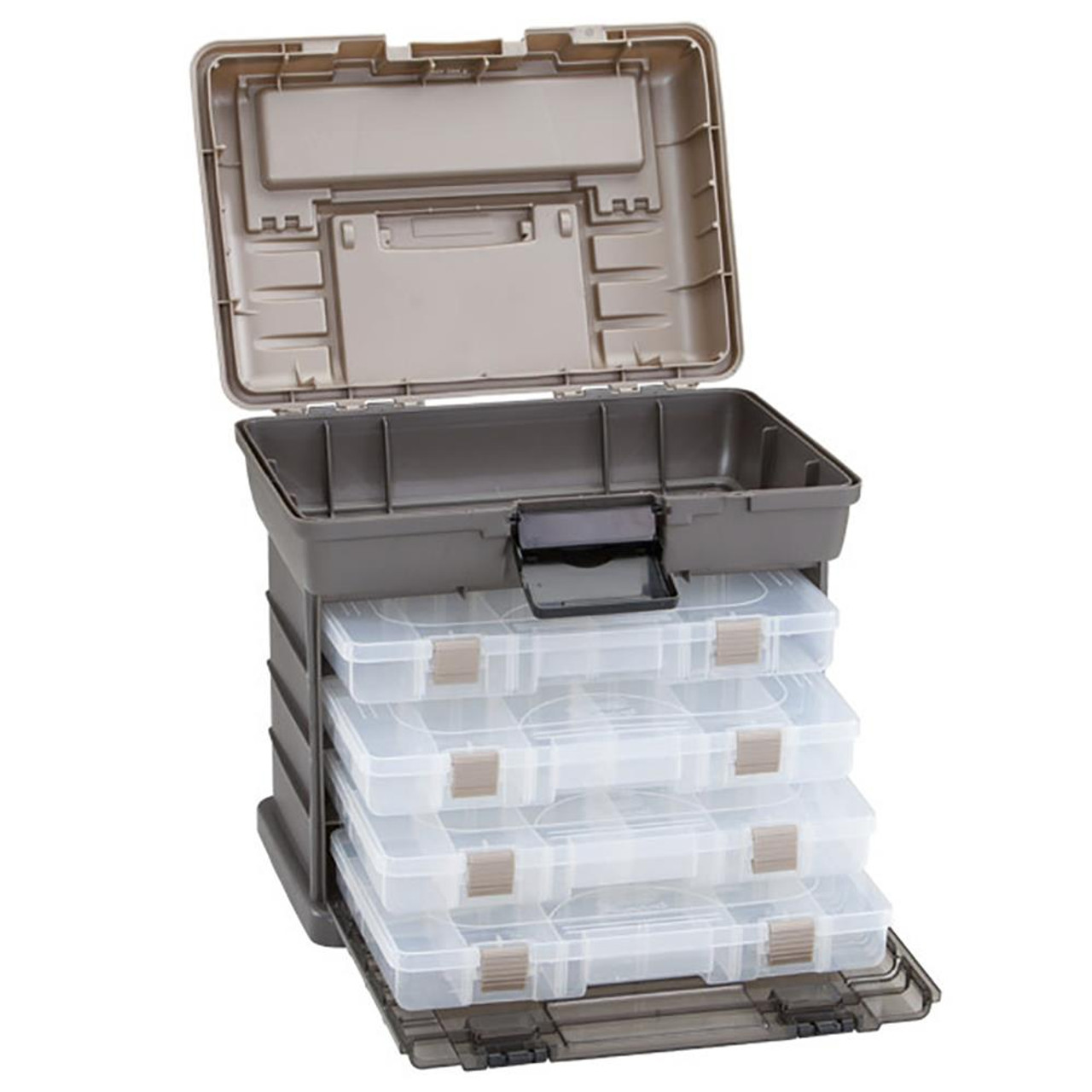 Plano 137401 Guide Series Stowaway Rack Tackle Box System, Sandstone