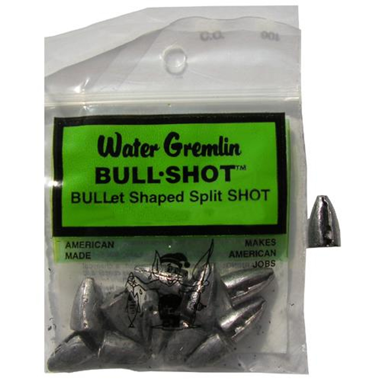 Water Gremlin Green Gremlin Round Tin Split Shot - FishUSA