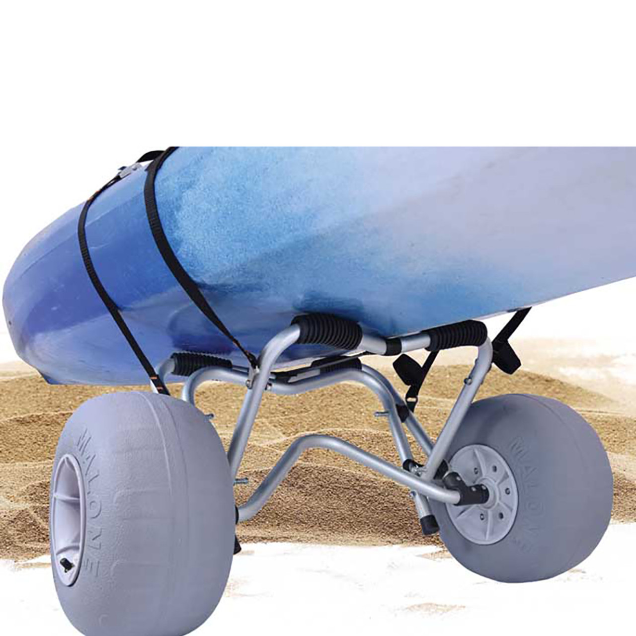 Malone Clipper TRX-S Deluxe Kayak / Canoe Cart with Balloon Beach Tires