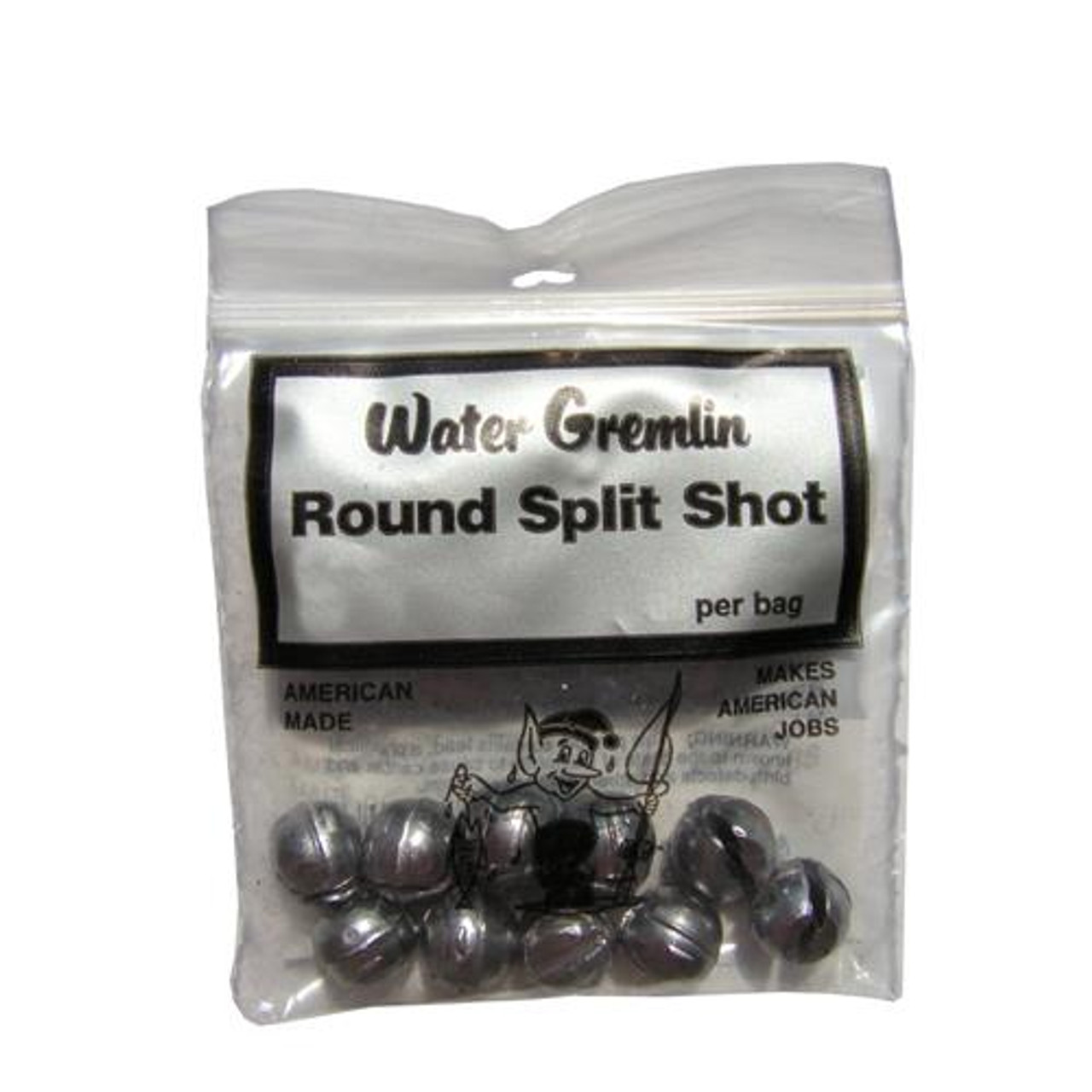 Water Gremlin Soft Round Split Shot, Size B - 70 count