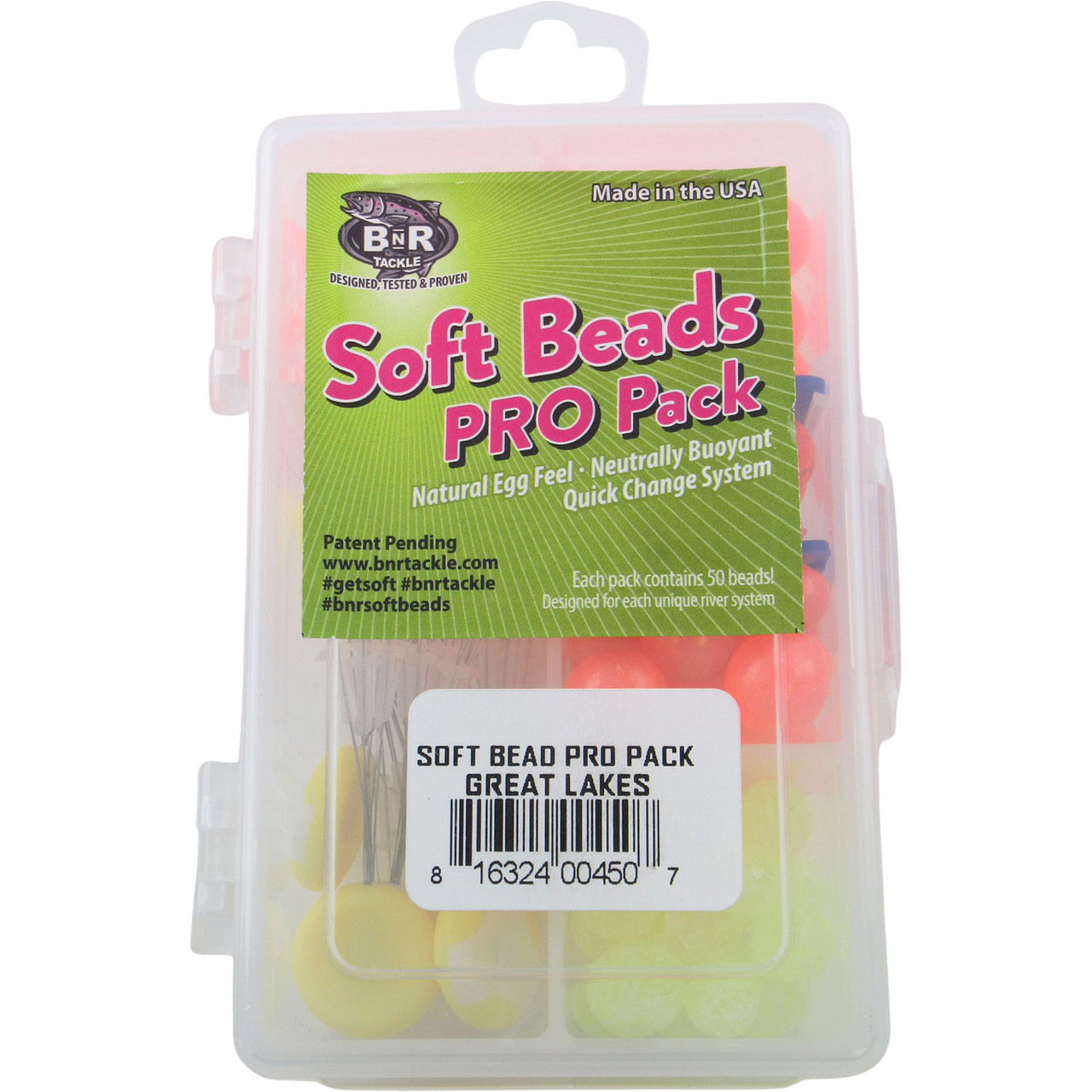 BnR Tackle Soft Beads Great Lakes Pro Pack FishUSA