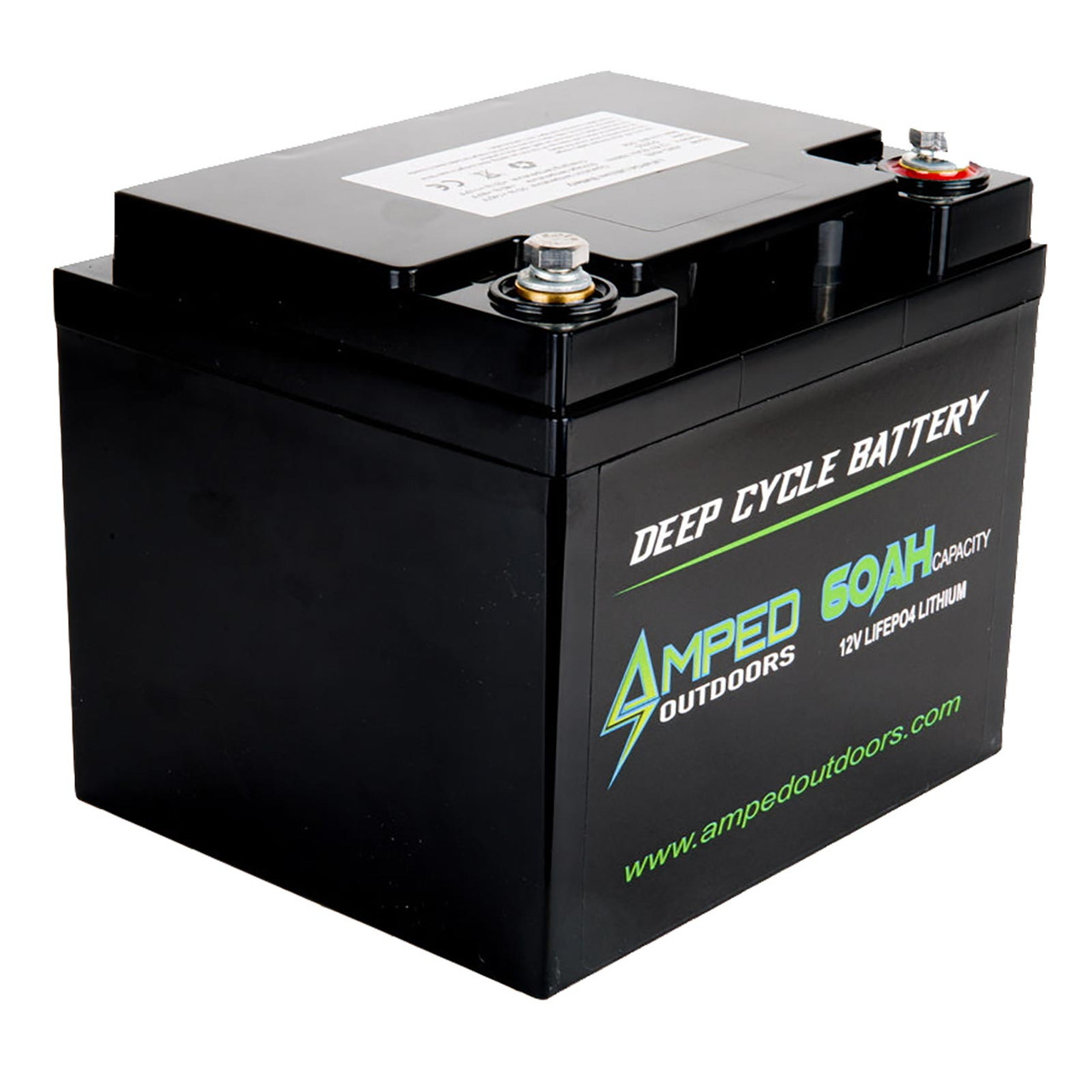 Amped Outdoors 12v 60Ah LiFePO4 Lithium Battery