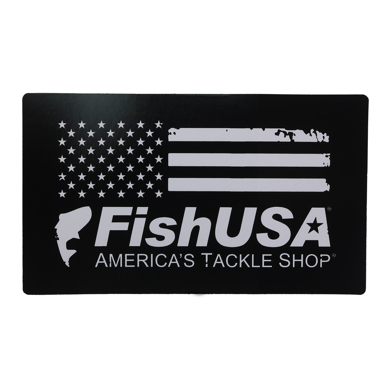 FishUSA Blackout Flag Decal