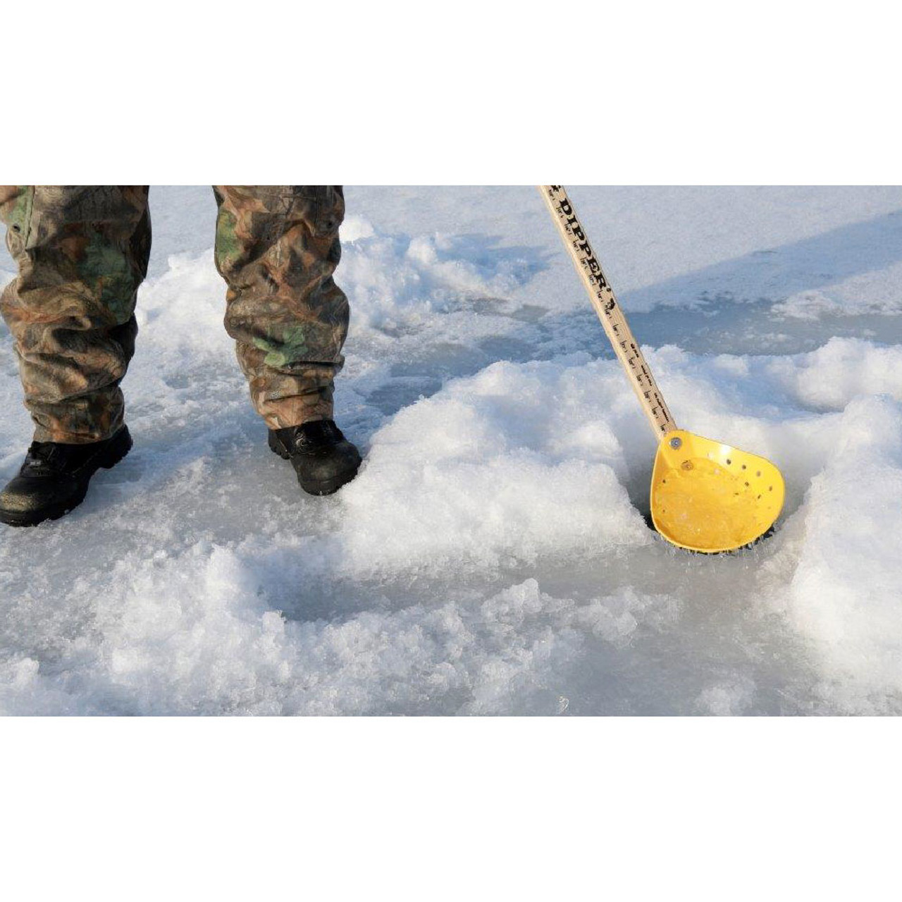 One Shot Ice Skimmer Pro Ice Fishing Scoop