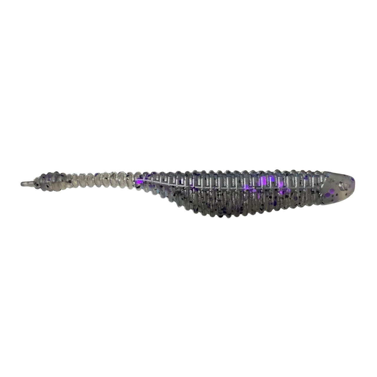 Great Lakes Finesse 2.75 Drop Minnow Smoke Clear Purple Flake