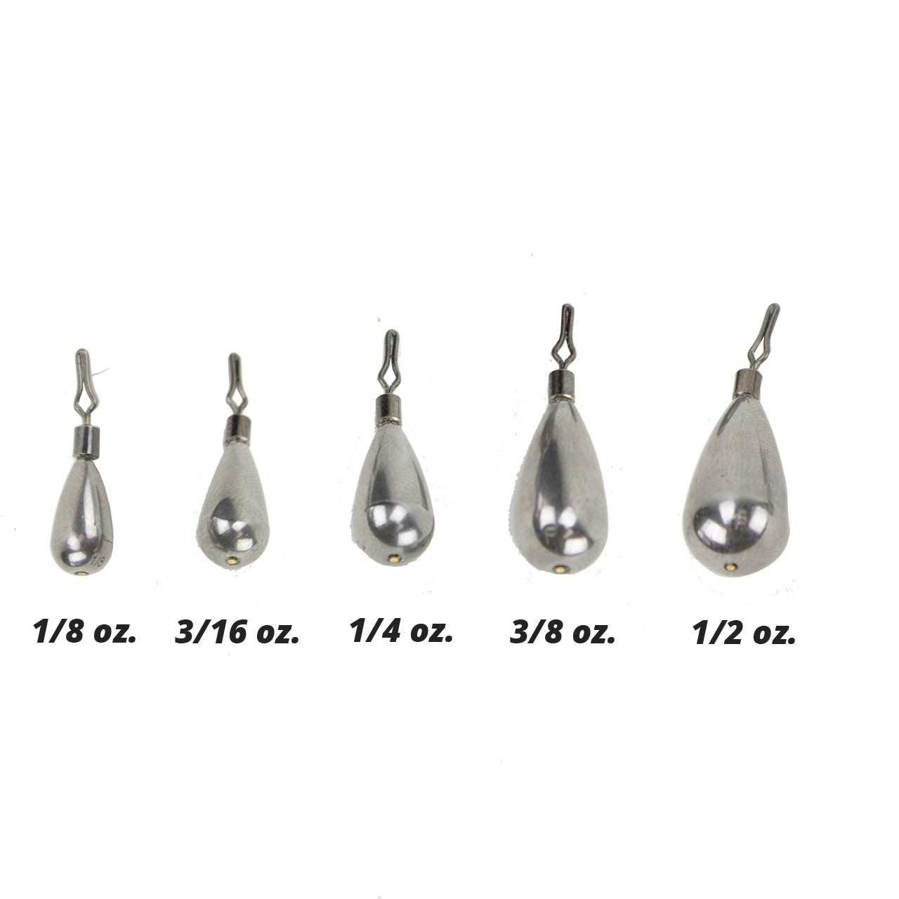 FishUSA Tungsten Drop Shot Weights - Pro Pack