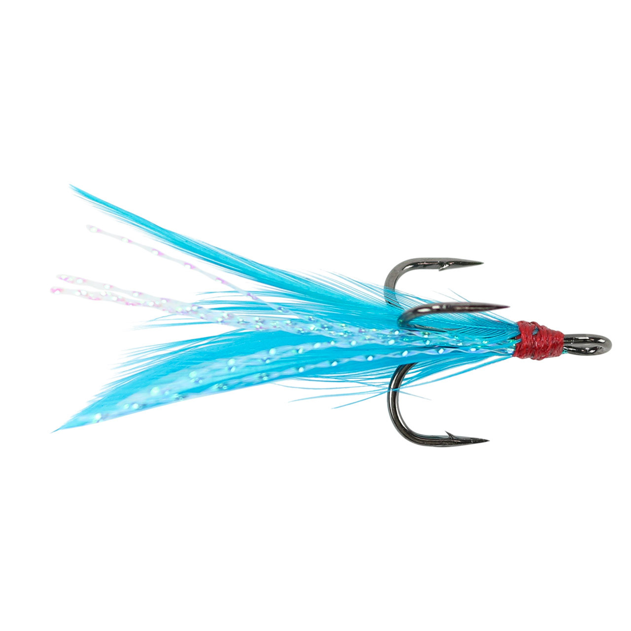 Eagle Claw Lazer Sharp Feather Dressed Treble Hook 2 pack — Discount Tackle