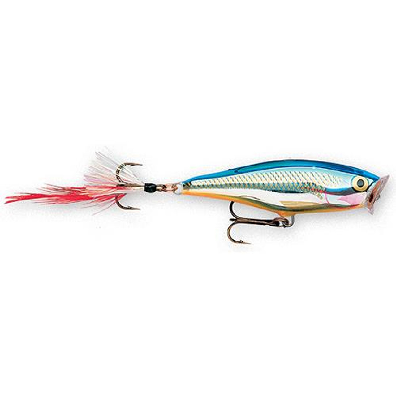 7cm Rapala Skitter Pop Topwater Popper Fishing Lure - Lime Frog