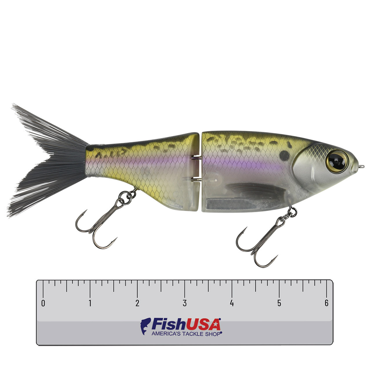 Mean Mouth Glide Bait | Chartreuse Speckle; 7 in. | FishUSA