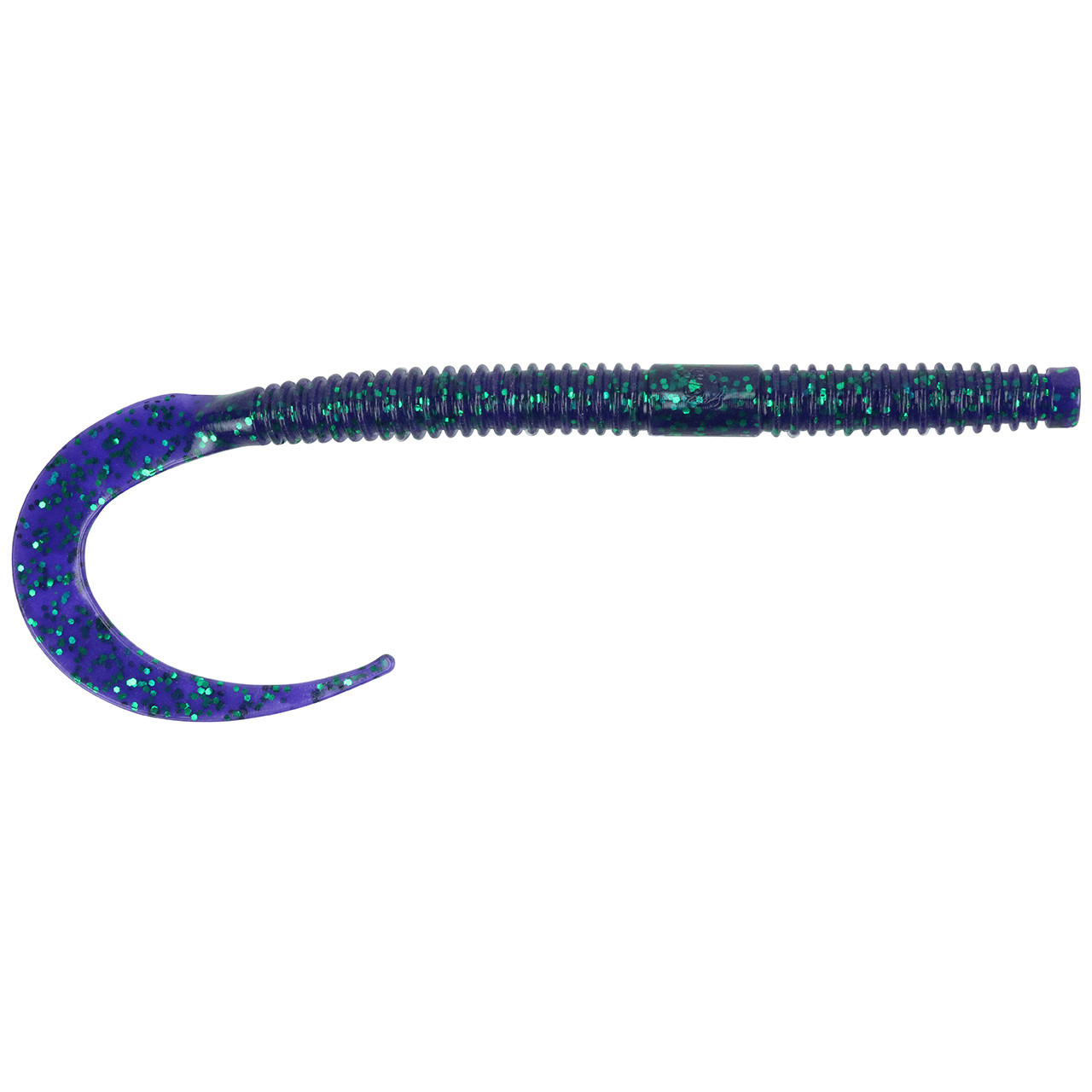 Yamamoto Baits Ichi Worm - Purple/Emerald Flake