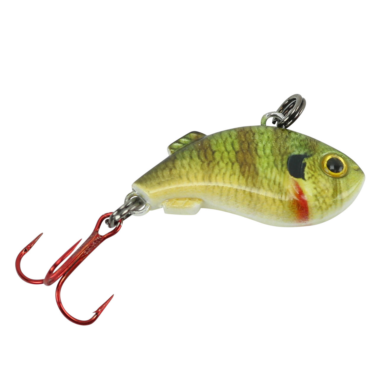 Kenders Outdoors Tungsten T-Rip Mini Vibe Bait, Rainbow Trout, 3/4in