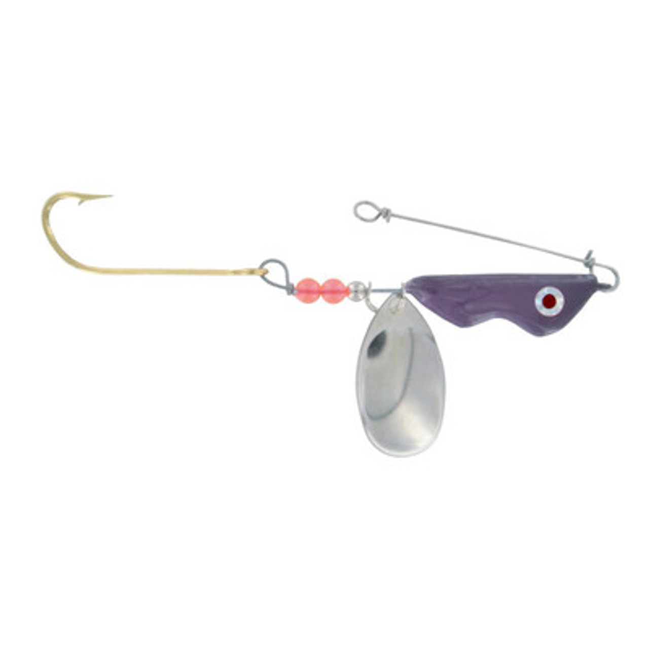 Mustad Addicted Walleye Death Spinner - 1oz - Pink/White