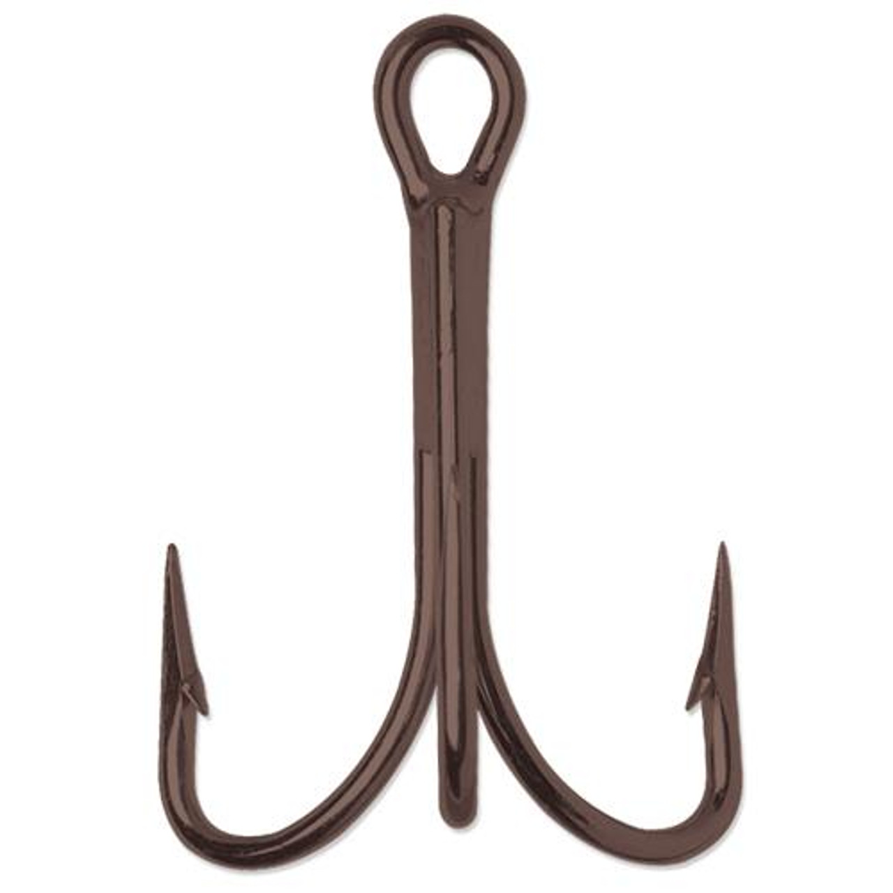 Treble Hook, Round Bend - Bronze 10