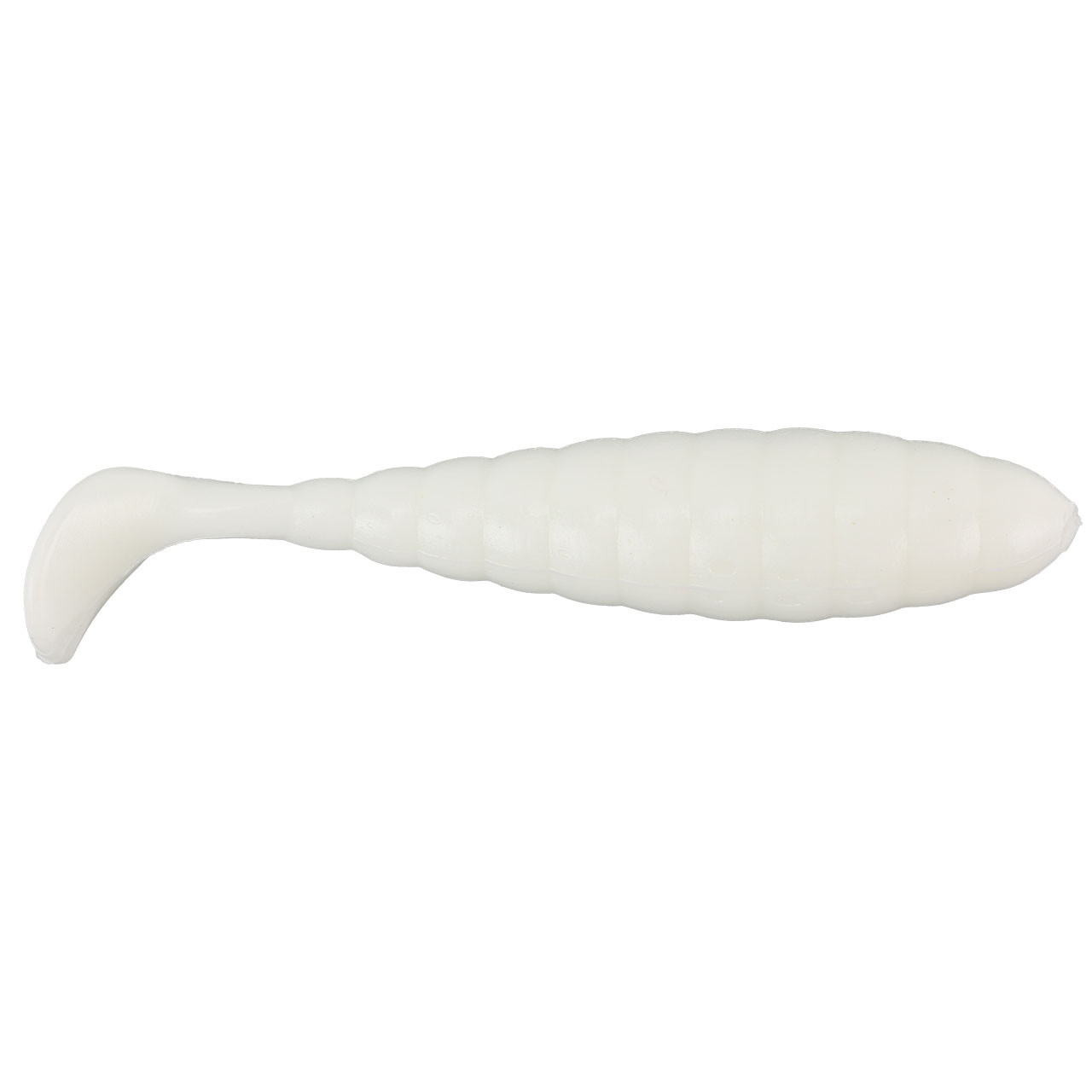 Mister Twister Meany 3 Soft Plastic Grub, White