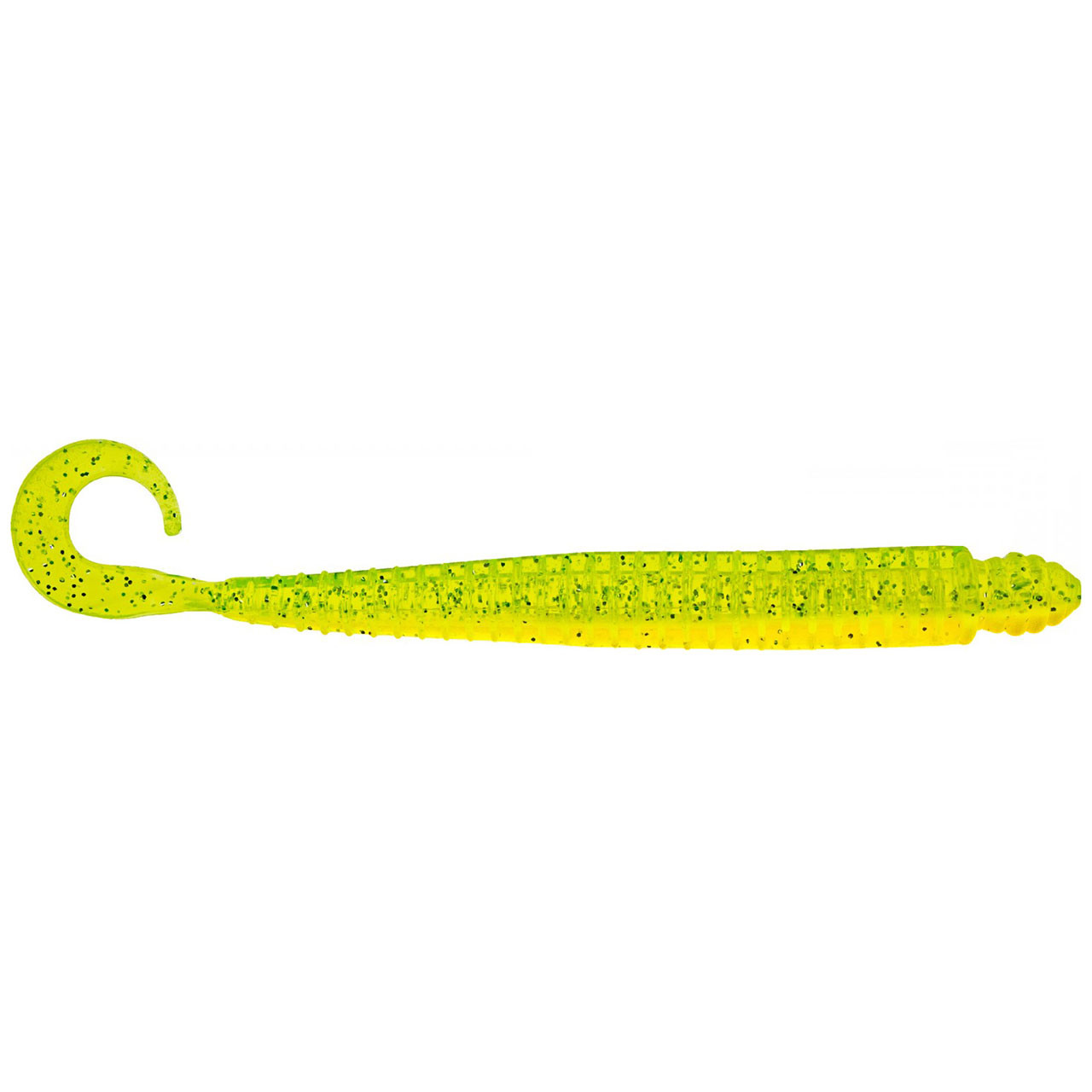 Mister Twister 4RW10-101S 4 Ringworm 10/pk Neon Chartreuse