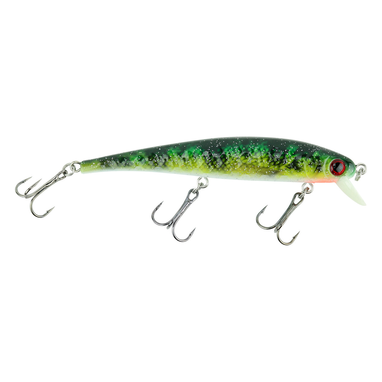 10 Pack Micro Mini Fishing Lures – Tiny Shallow Dive Trout Perch Lures, 1.6g