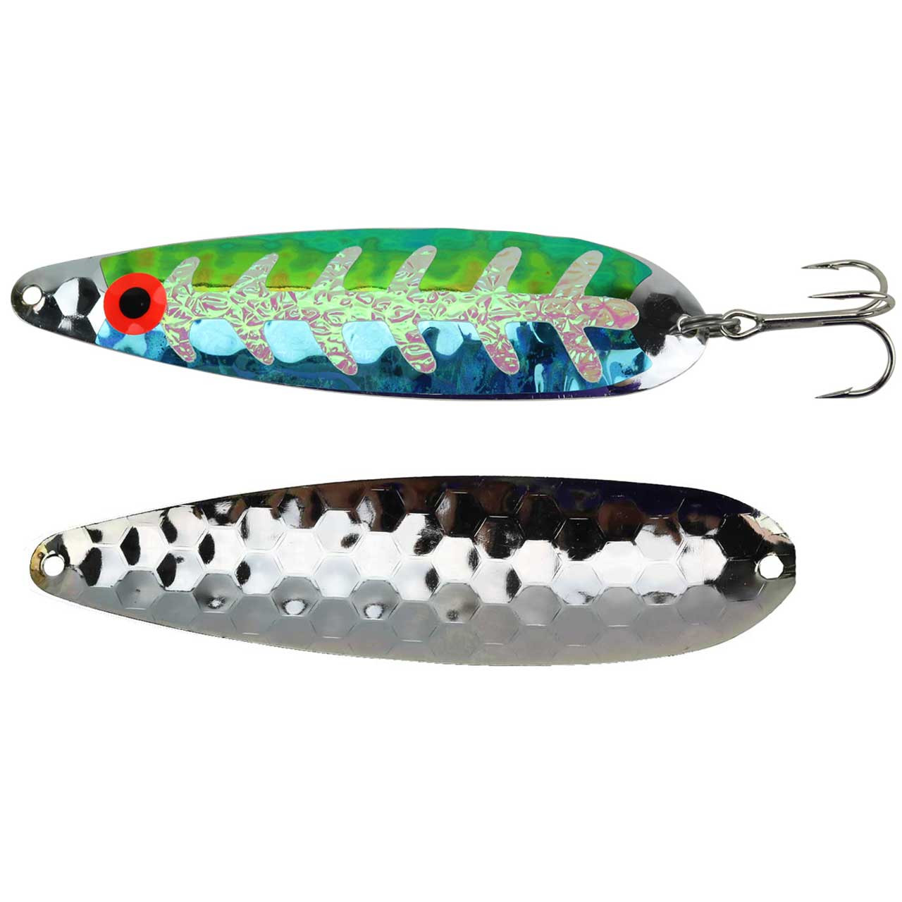 Dreamweaver Lures Super Slim Trout Fishing Spoon Lure, Orange