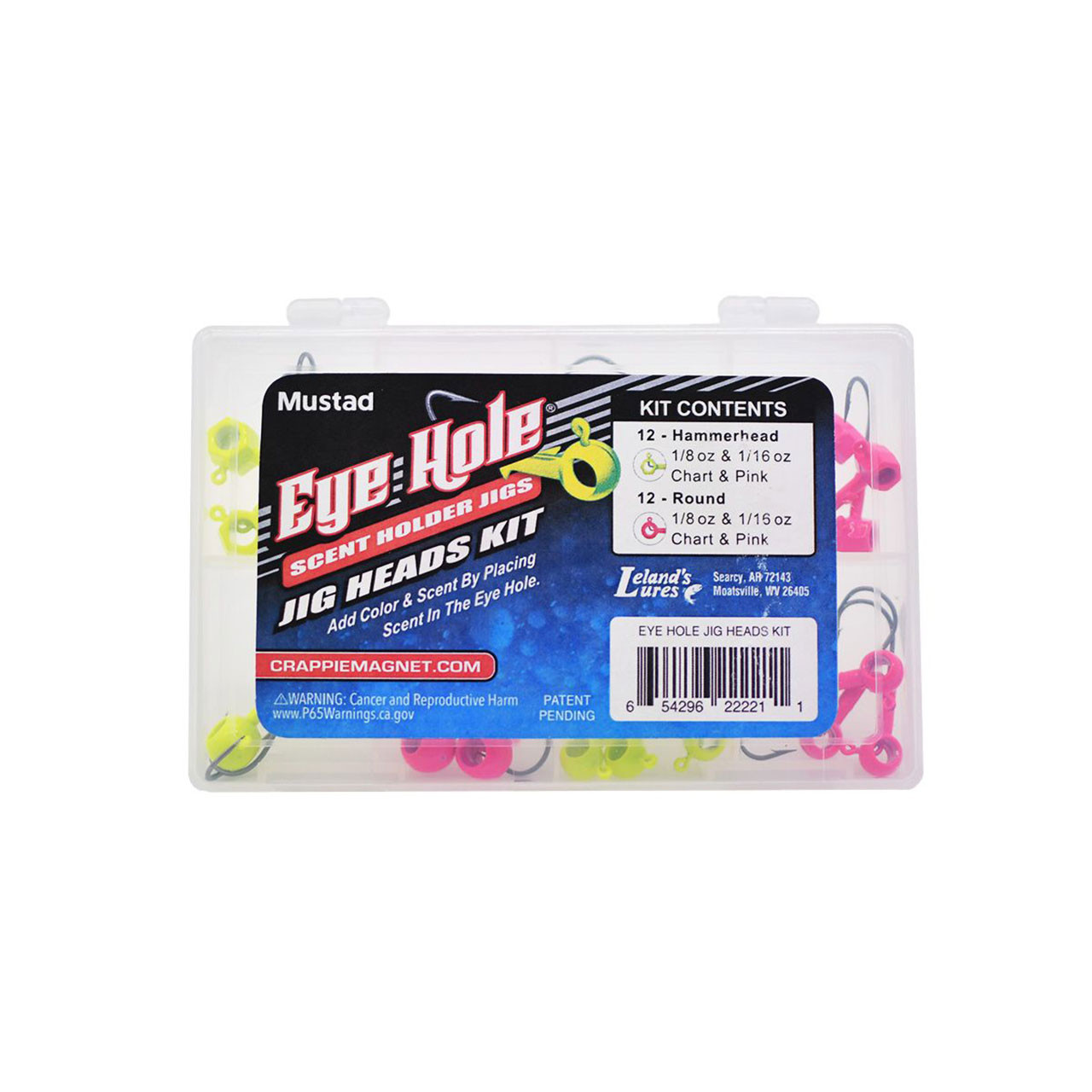 Leland's Crappie Magnet Eye Hole Jig Heads Kit | FishUSA