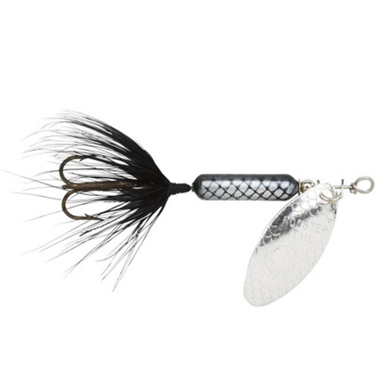 Wordens 208-BL Original RoosterTail Spinner Lure, 2 1/4-Inch, 1/8-ounce