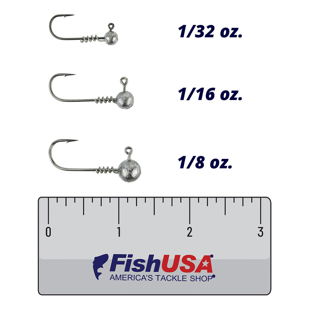 Snacky Lures Screwlock Jig Head | 1/32, 1/16, 1/8 oz. Sizes | FishUSA