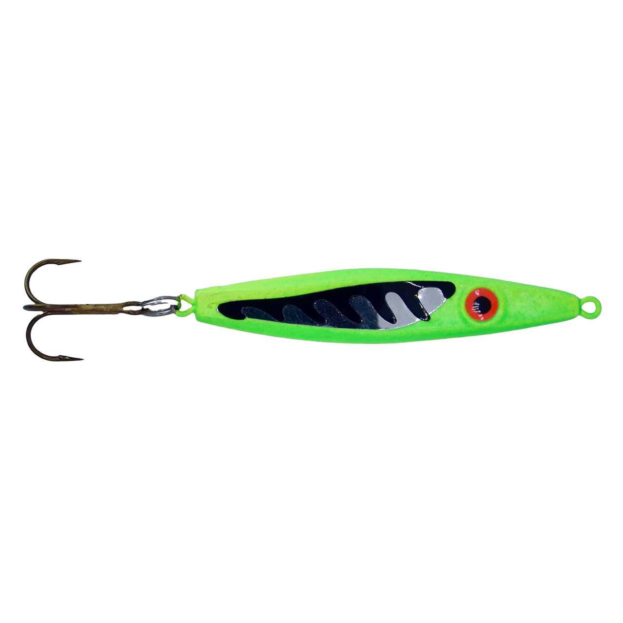 EJ Jigs 2 oz Vertical Jigging Spoon by Mission Lures Emerald Shiner EJ Jigs 2 oz Vertical Jigging Spoon by Mission Lures Emerald Shiner